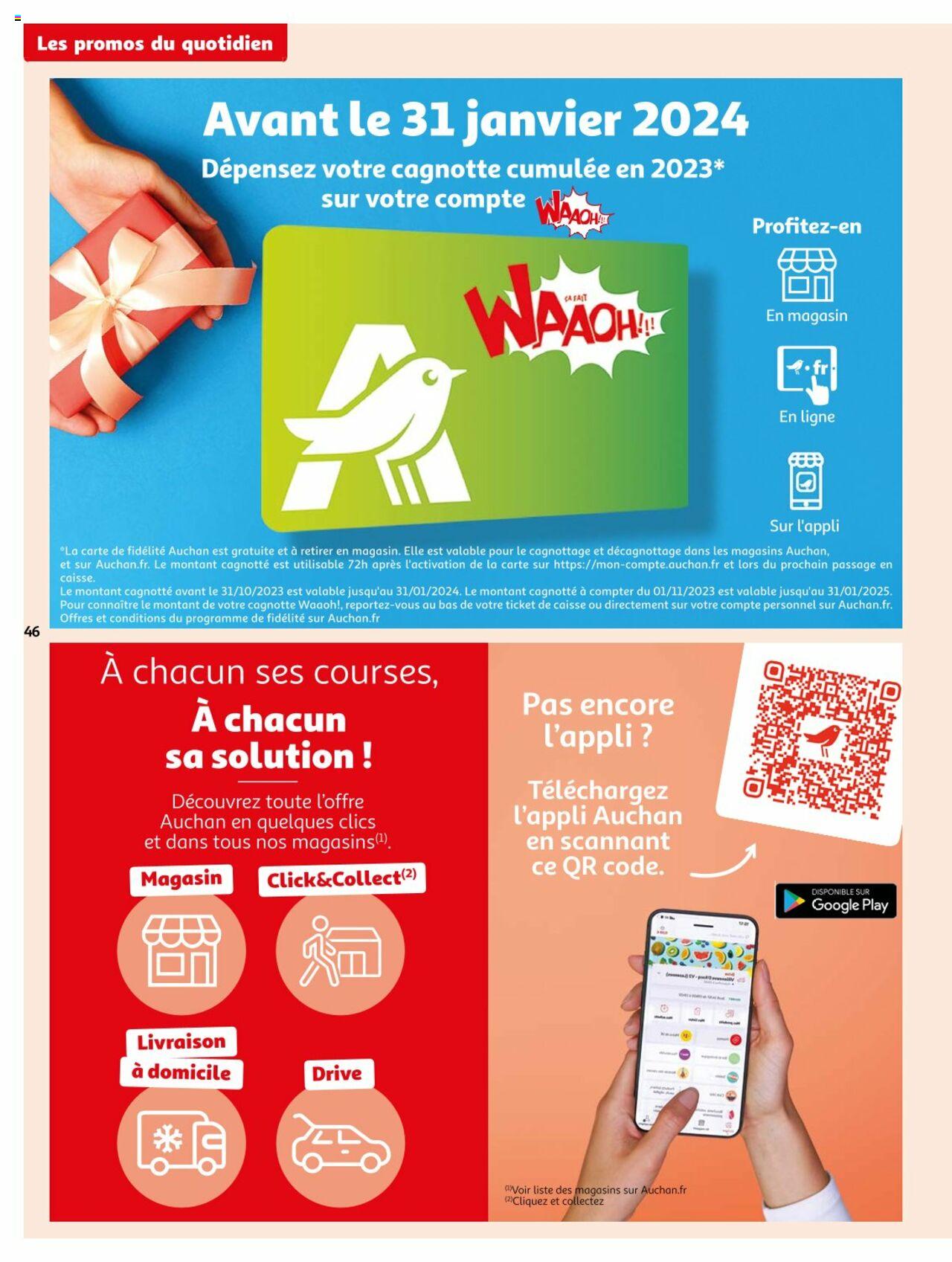 Catalogue Auchan 2 – 8 Janvier 2024 Page 46