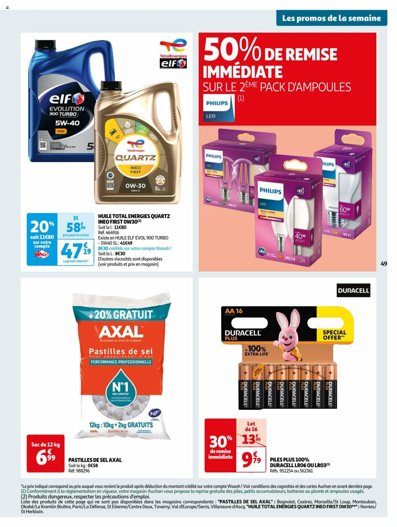 Catalogue Auchan 2 – 8 Janvier 2024 Page 49
