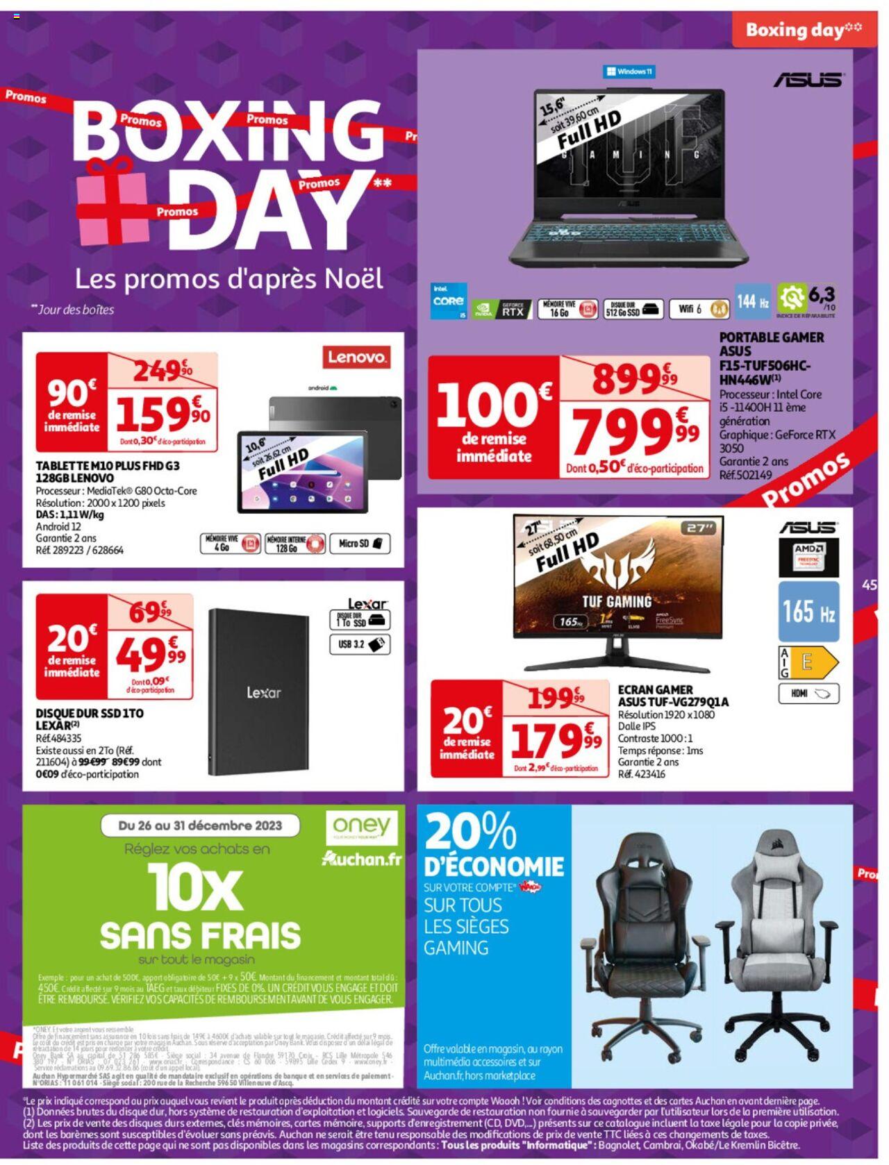 Catalogue Auchan 26 – 31 Décembre 2023 Page 46