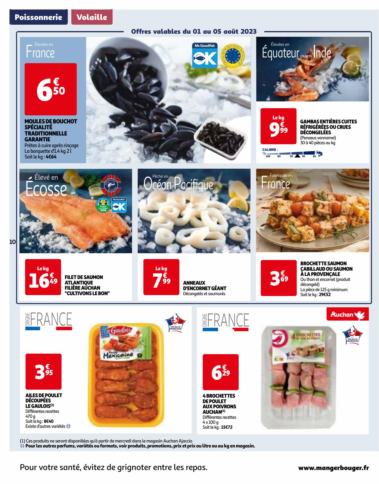 Catalogue Auchan 31 Juillet – 6 Août 2023 Page 10