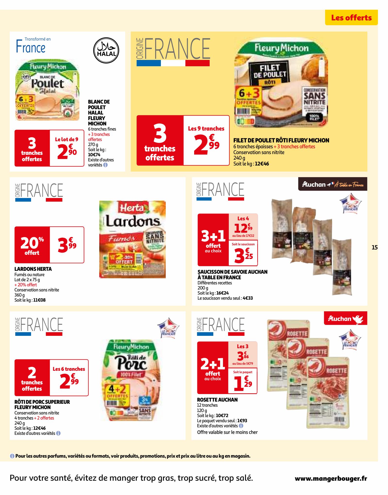 Catalogue Auchan 31 Juillet – 6 Août 2023 Page 15