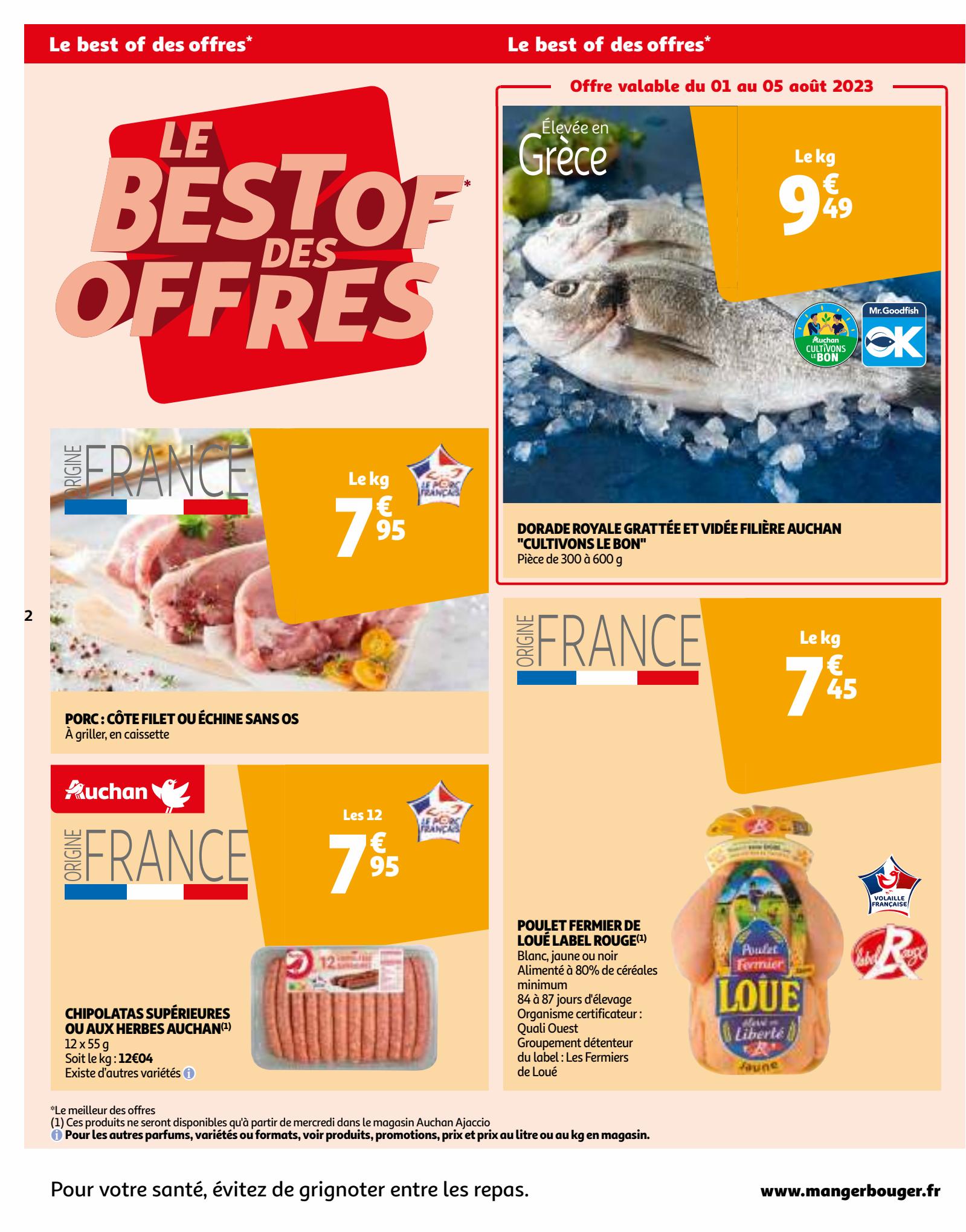 Catalogue Auchan 31 Juillet – 6 Août 2023 Page 2