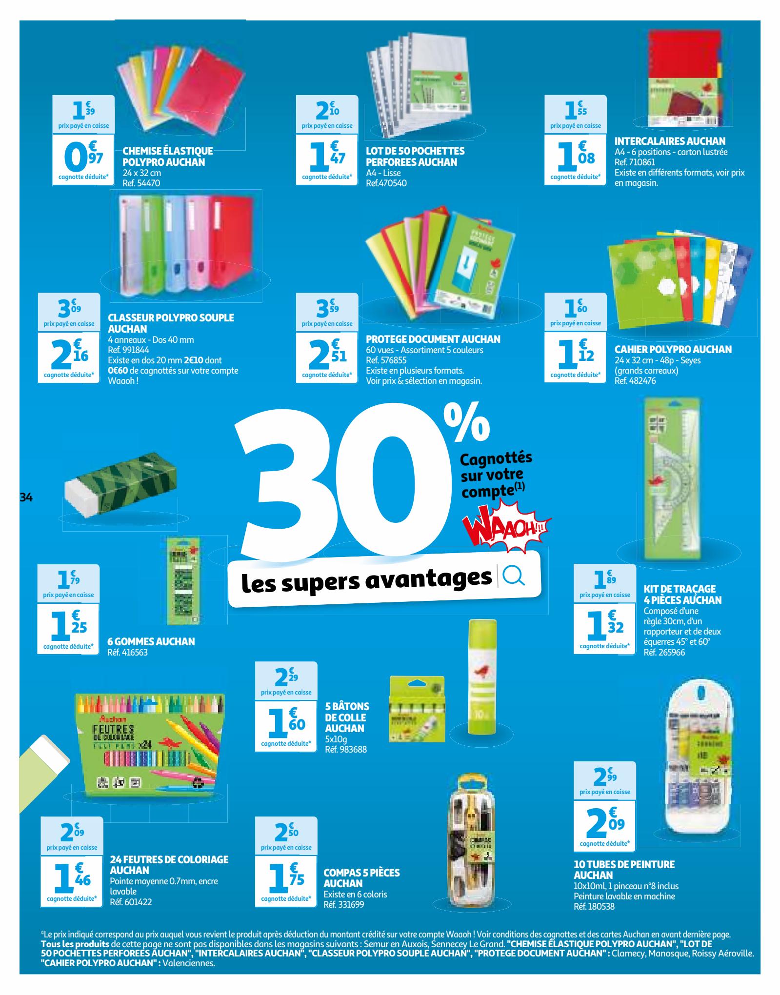 Catalogue Auchan 31 Juillet – 6 Août 2023 Page 34