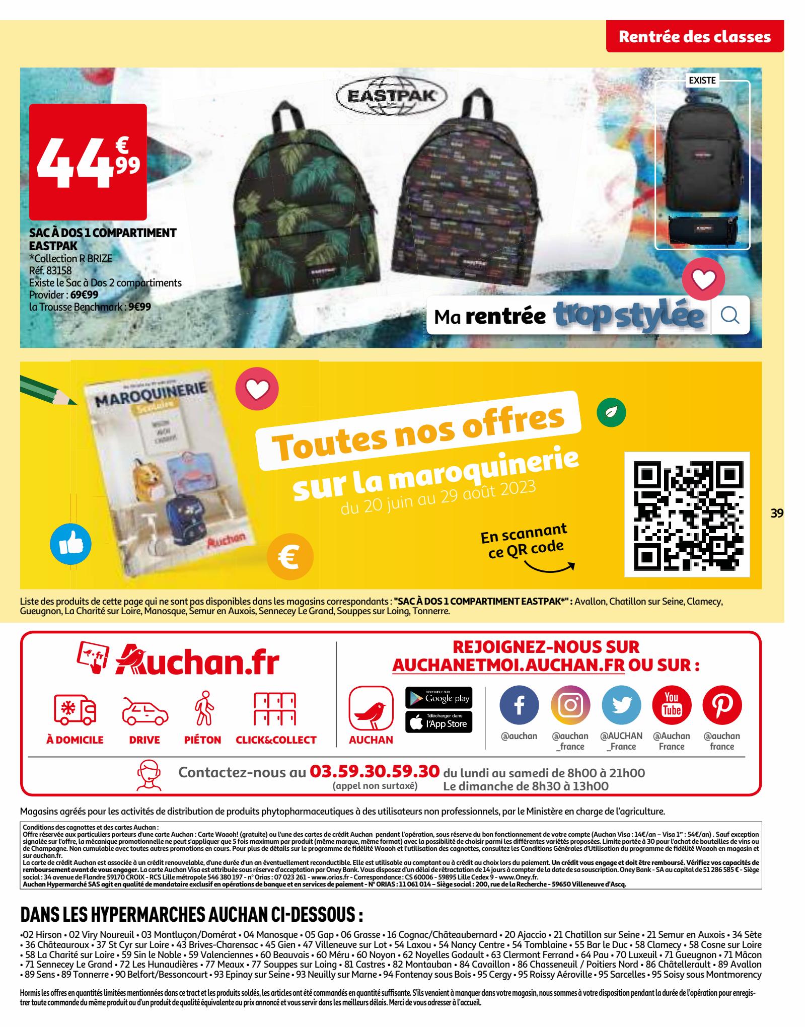 Catalogue Auchan 31 Juillet – 6 Août 2023 Page 39