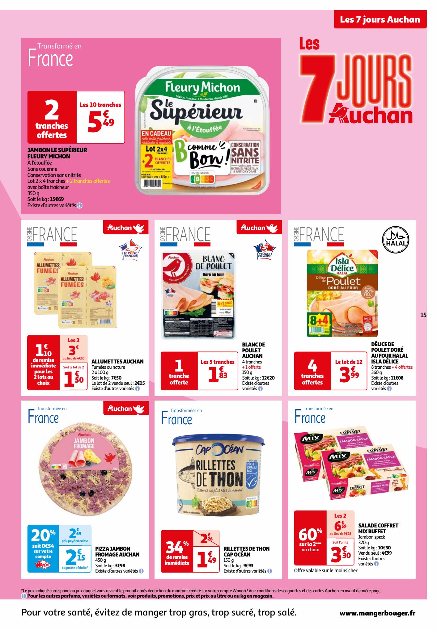 Catalogue Auchan 4 – 9 Juillet 2023 Page 15