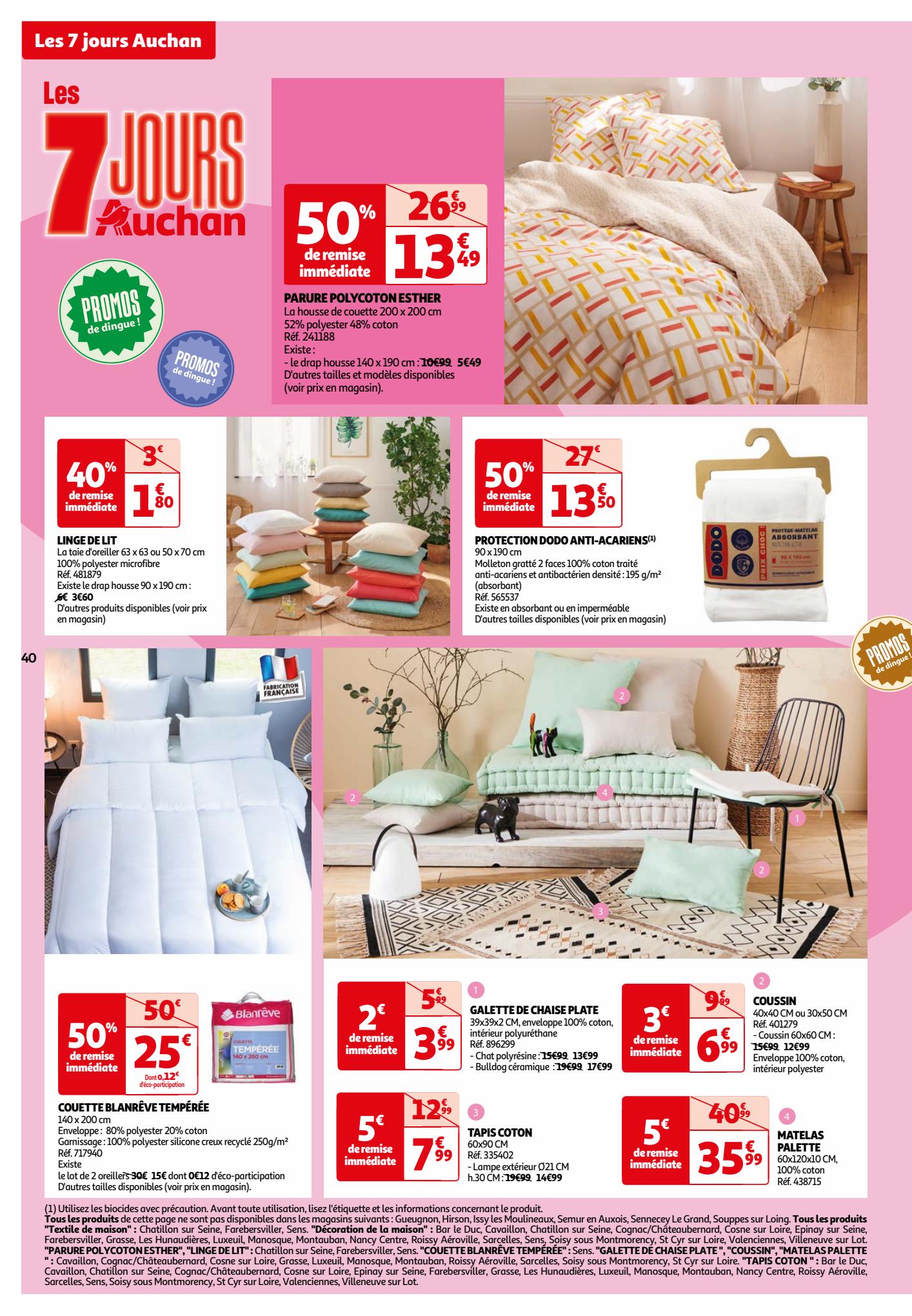 Catalogue Auchan 4 – 9 Juillet 2023 Page 40