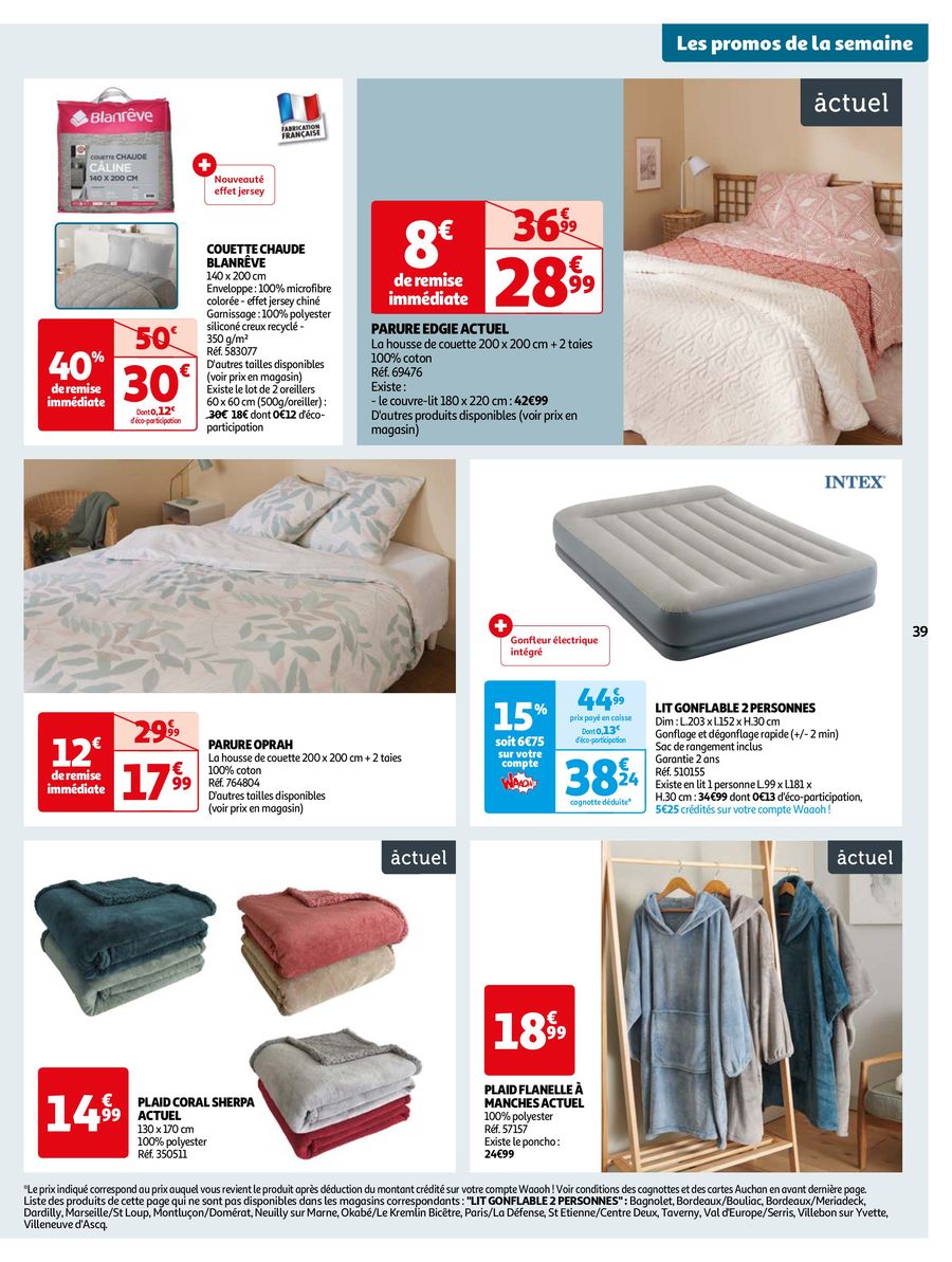 Catalogue Auchan  5 – 11 Décembre 2023 Page 39