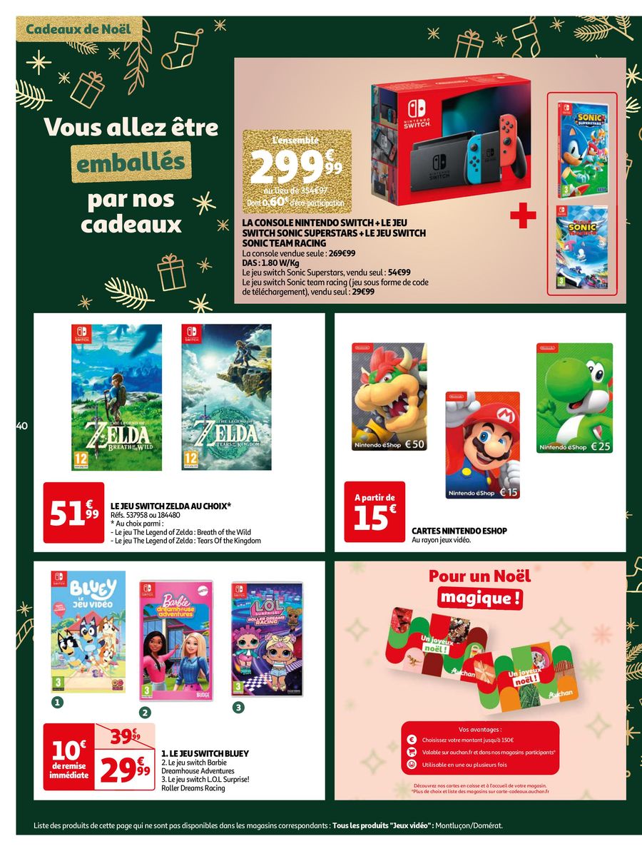 Catalogue Auchan  5 – 11 Décembre 2023 Page 40