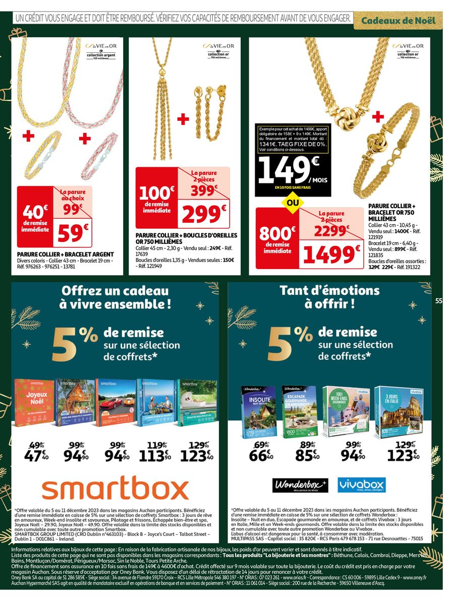 Catalogue Auchan  5 – 11 Décembre 2023 Page 55