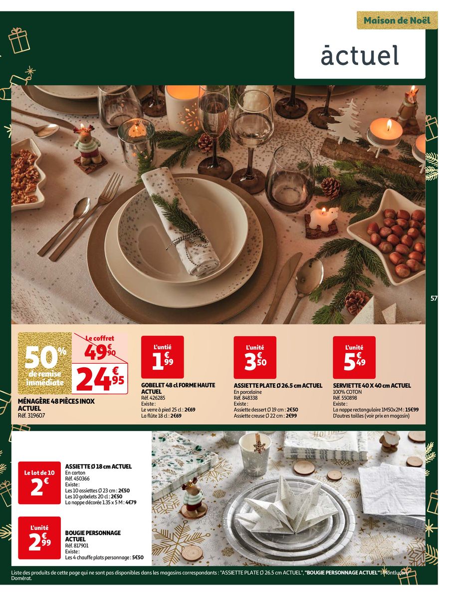 Catalogue Auchan  5 – 11 Décembre 2023 Page 57