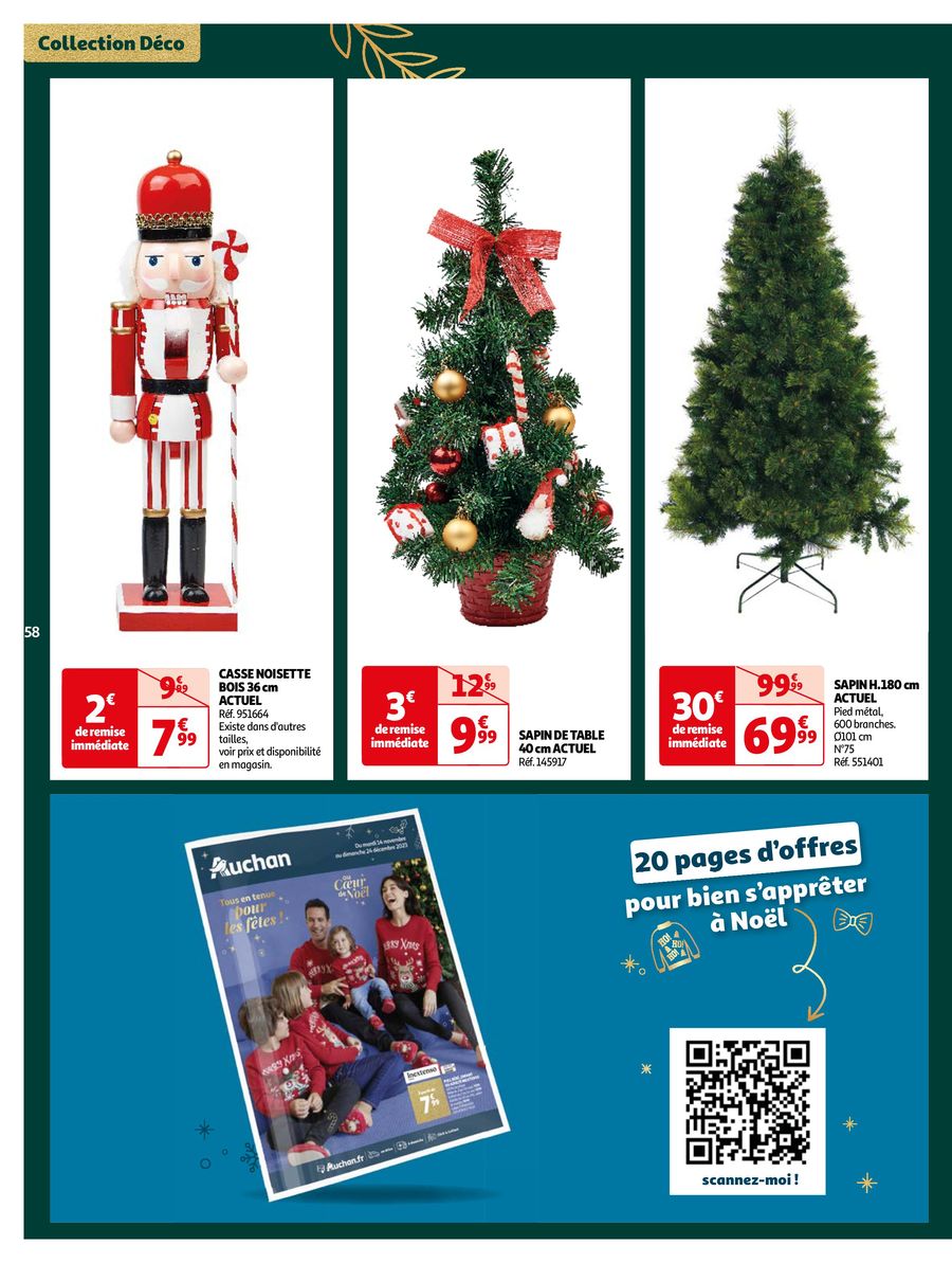 Catalogue Auchan  5 – 11 Décembre 2023 Page 58