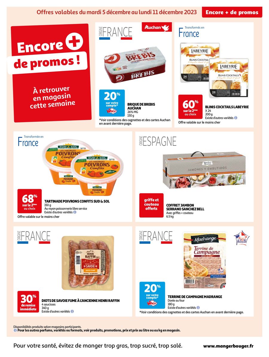 Catalogue Auchan  5 – 11 Décembre 2023 Page 64