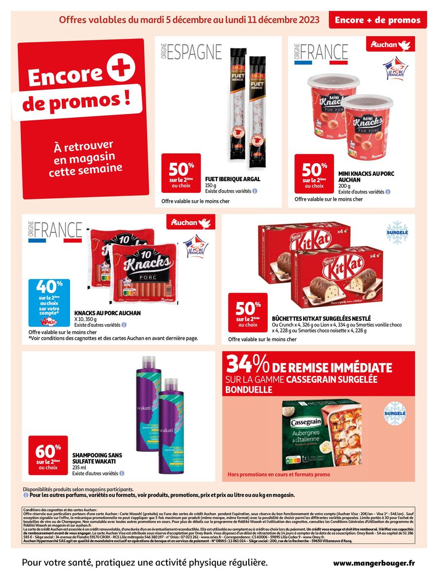 Catalogue Auchan  5 – 11 Décembre 2023 Page 65