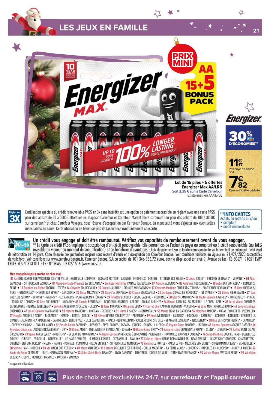 Catalogue Carrefour Market 24 Octobre – 3 Décembre 2023 Page 21