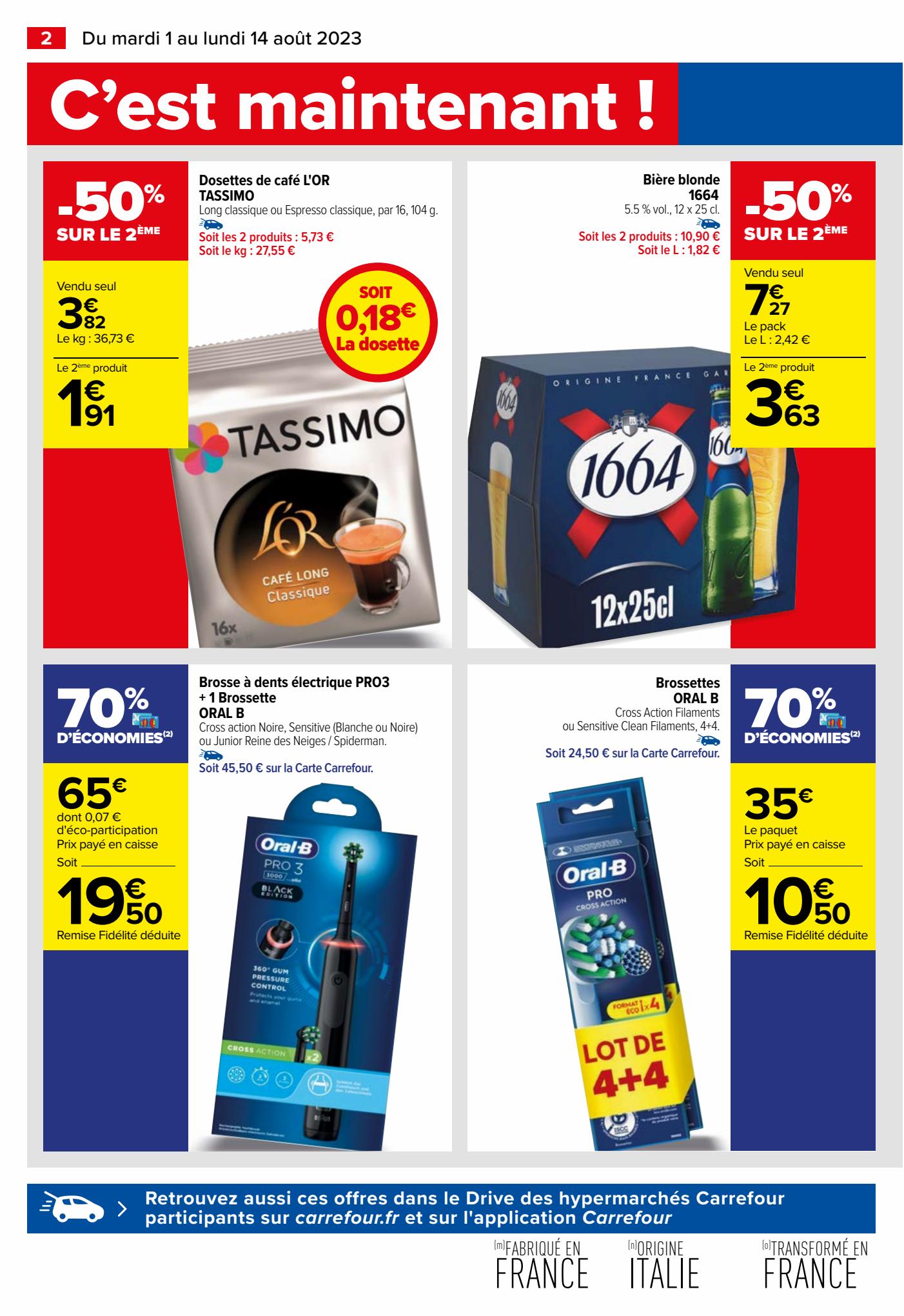 Catalogue Carrefour 1 – 14 Août 2023 Page 4
