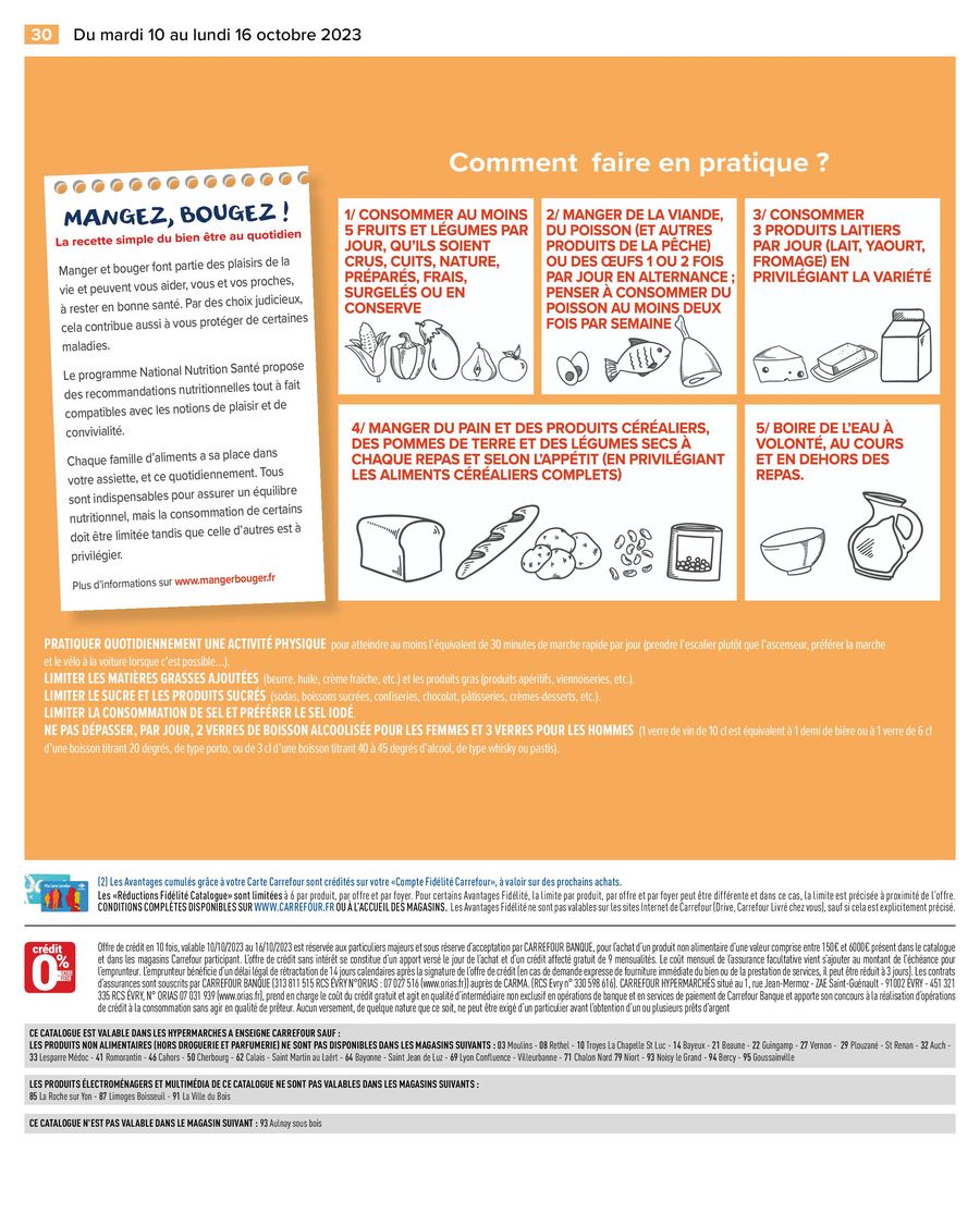 Catalogue Carrefour 10 – 16 Octobre 2023 Page 32