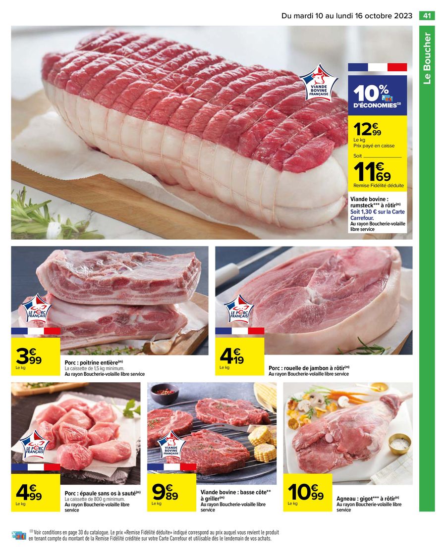 Catalogue Carrefour 10 – 16 Octobre 2023 Page 43