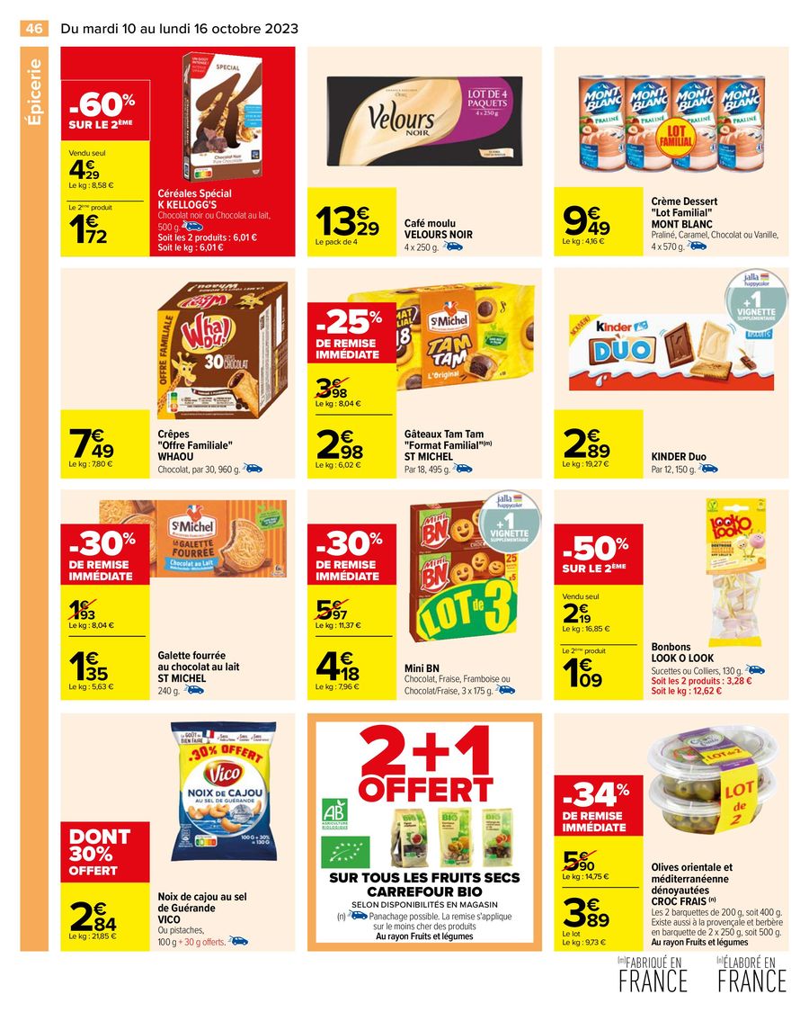 Catalogue Carrefour 10 – 16 Octobre 2023 Page 48