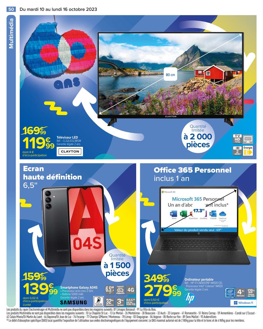 Catalogue Carrefour 10 – 16 Octobre 2023 Page 52