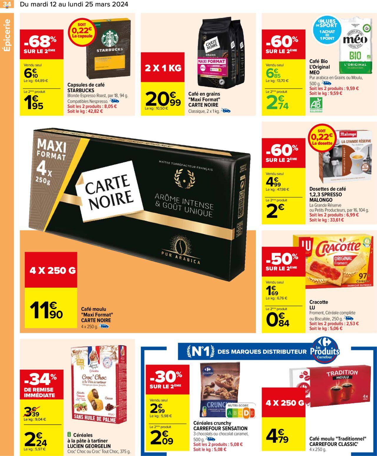 Catalogue Carrefour 12 – 25 Mars 2024 Page 36