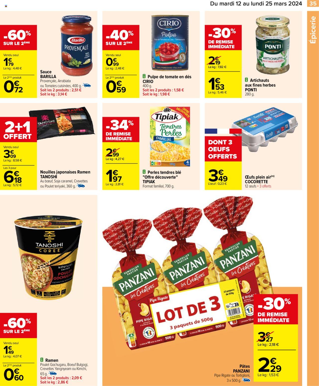 Catalogue Carrefour 12 – 25 Mars 2024 Page 37