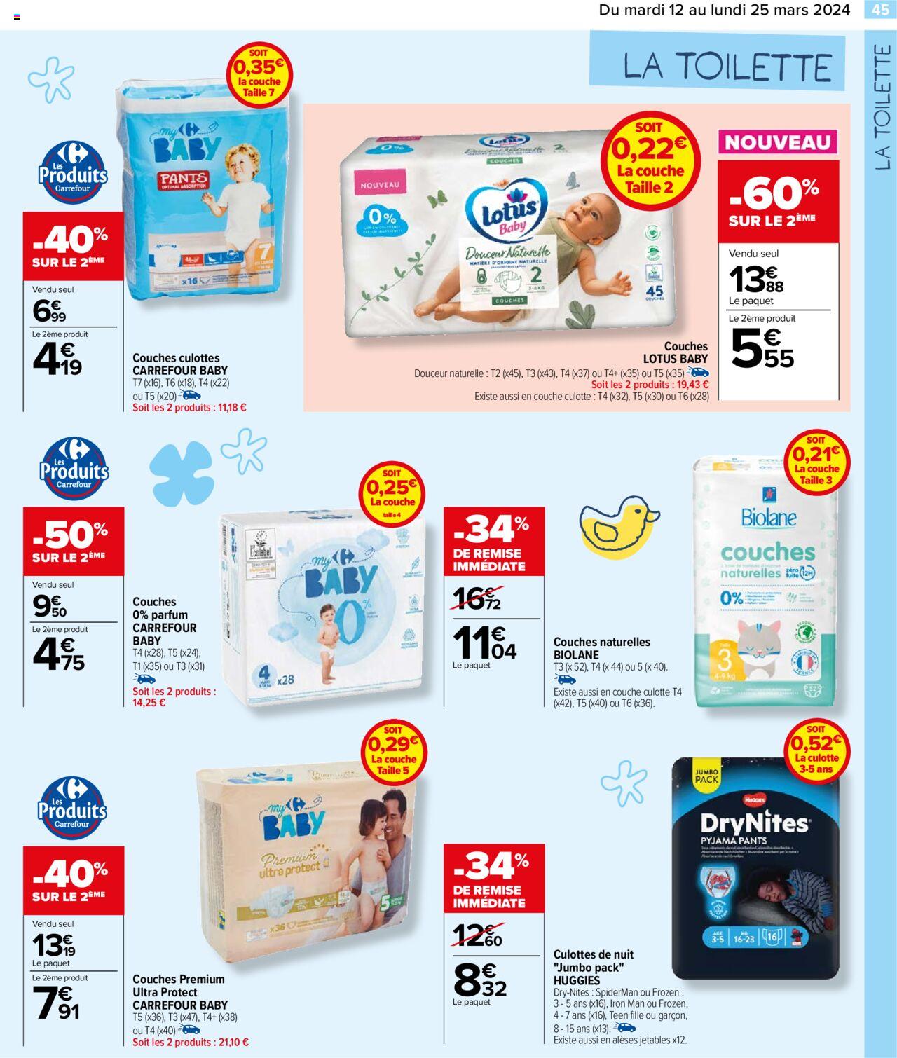 Catalogue Carrefour 12 – 25 Mars 2024 Page 47