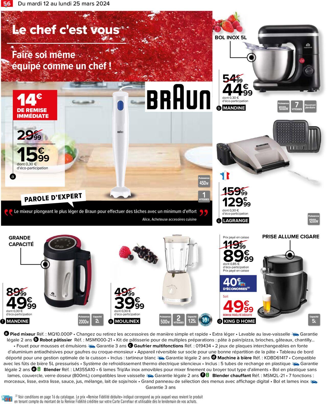 Catalogue Carrefour 12 – 25 Mars 2024 Page 58