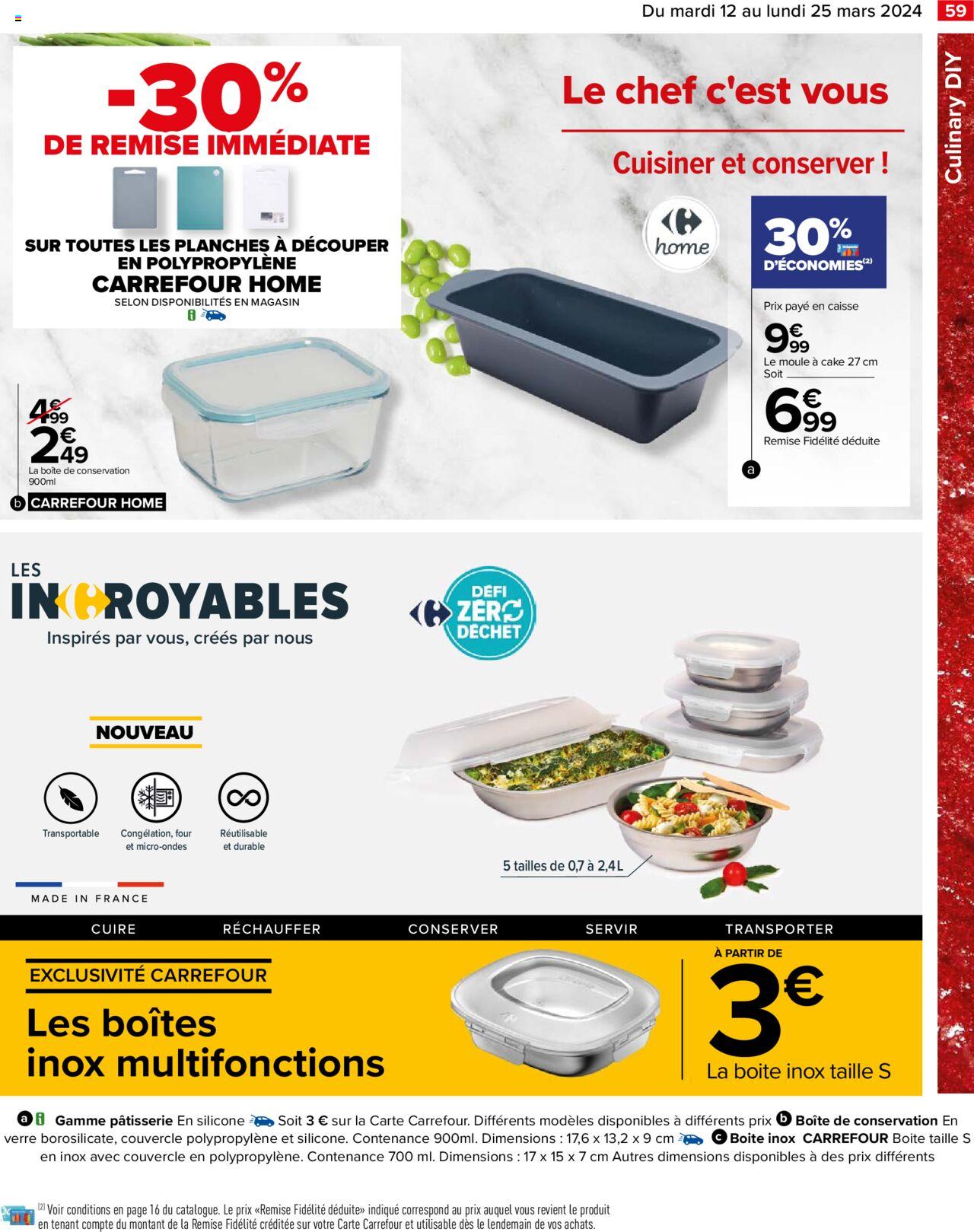 Catalogue Carrefour 12 – 25 Mars 2024 Page 61
