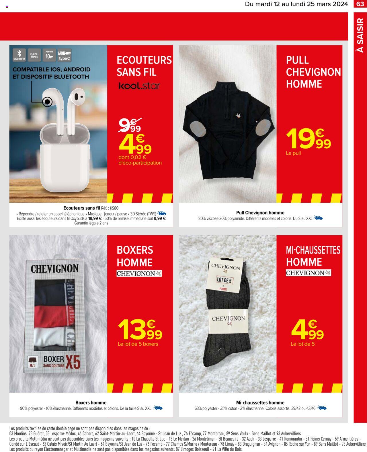 Catalogue Carrefour 12 – 25 Mars 2024 Page 65