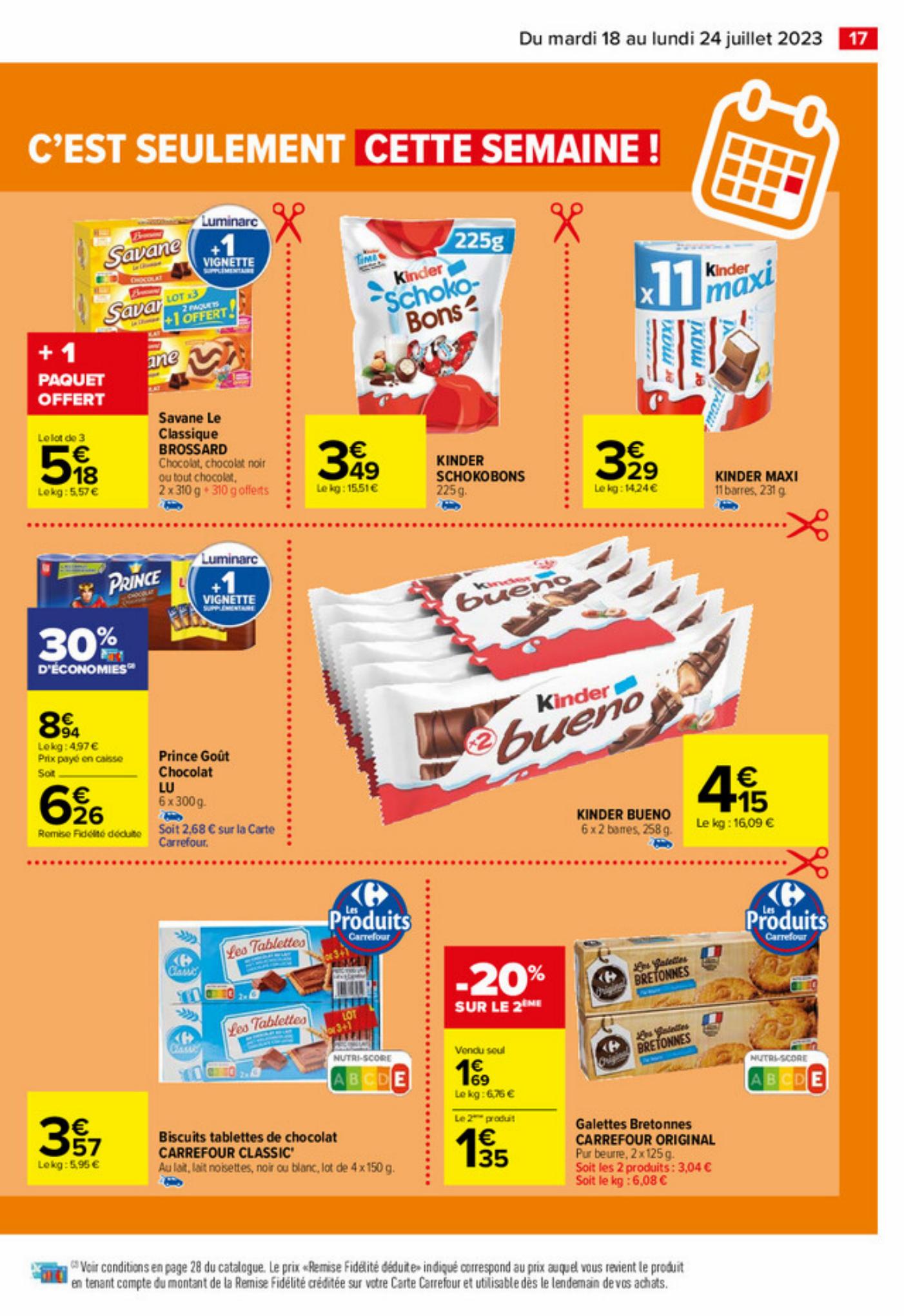 Catalogue Carrefour 13 – 24 Juillet 2023 Page 25