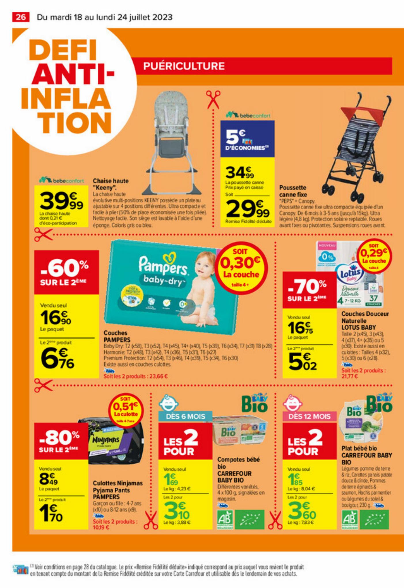 Catalogue Carrefour 13 – 24 Juillet 2023 Page 34