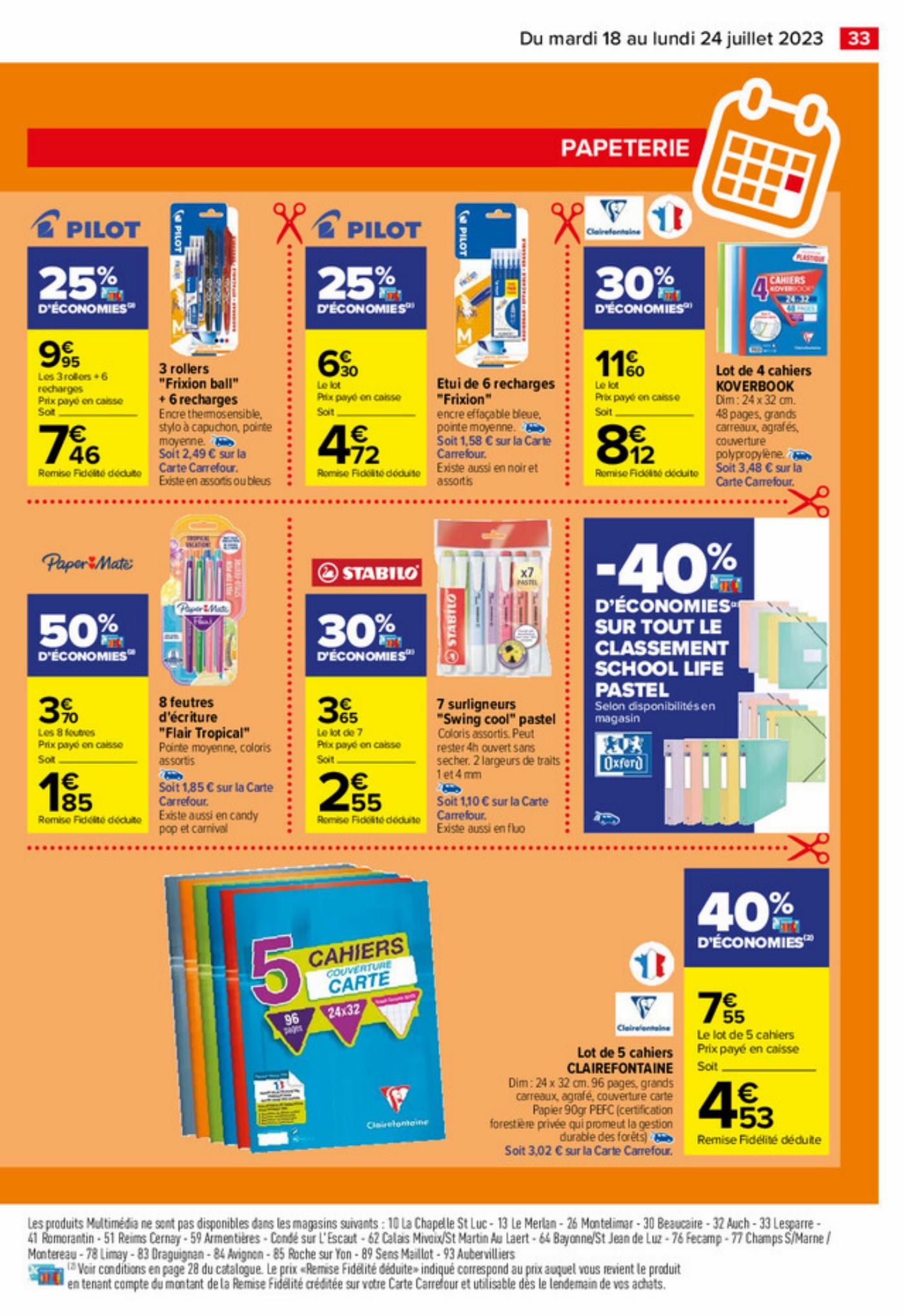 Catalogue Carrefour 13 – 24 Juillet 2023 Page 41