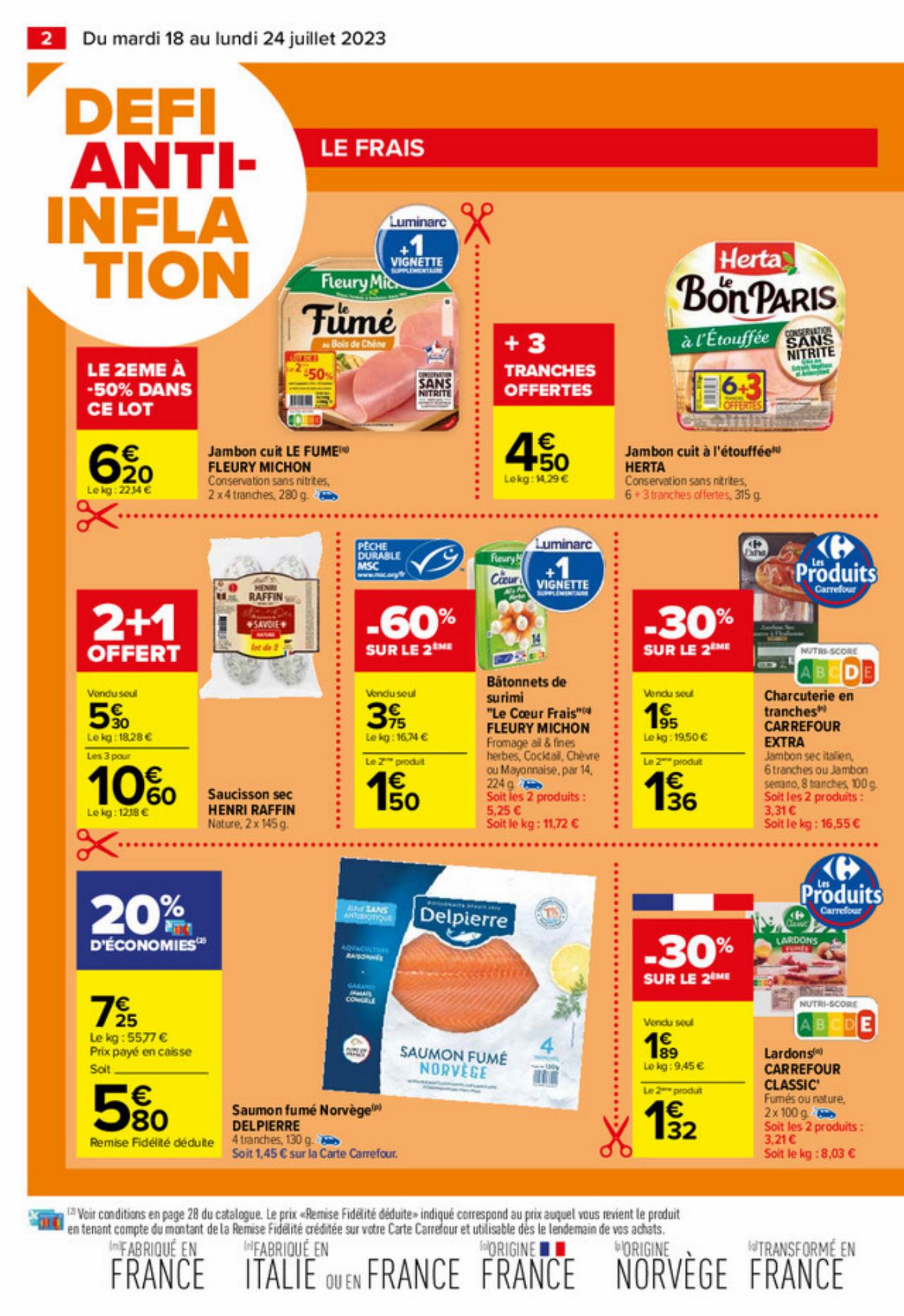 Catalogue Carrefour 13 – 24 Juillet 2023 Page 6