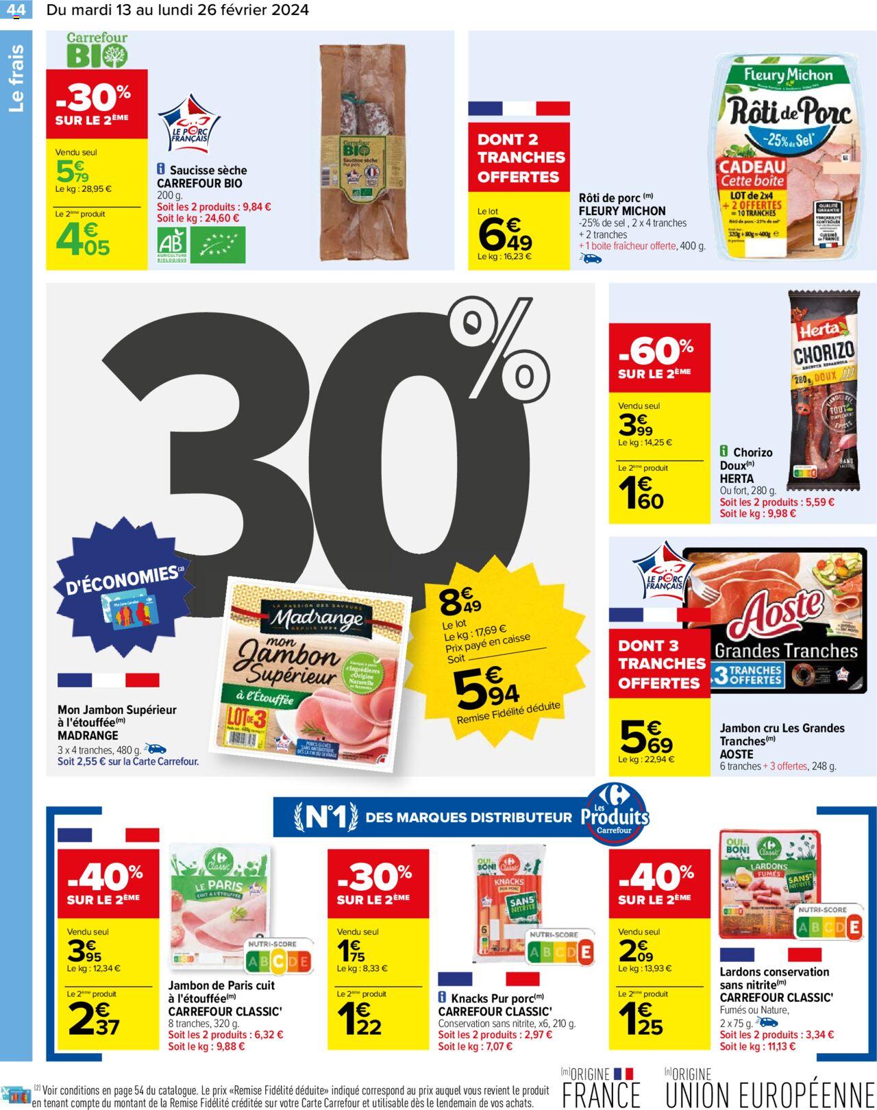 Catalogue Carrefour 13 – 26 Février 2024 Page 46