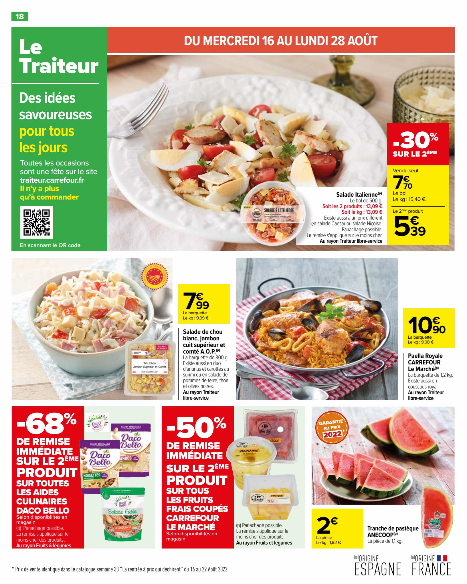 Catalogue Carrefour 14 – 28 Août 2023 Page 22