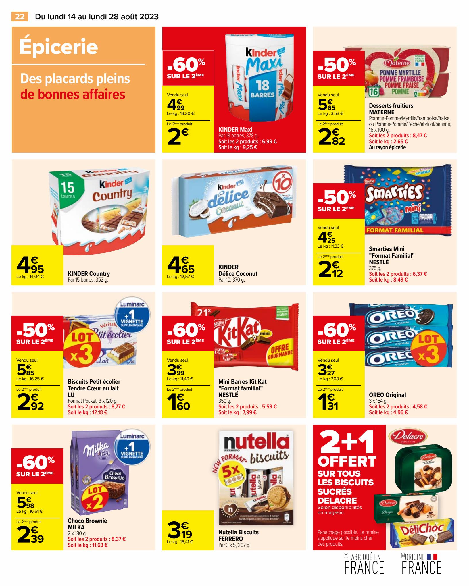 Catalogue Carrefour 14 – 28 Août 2023 Page 26