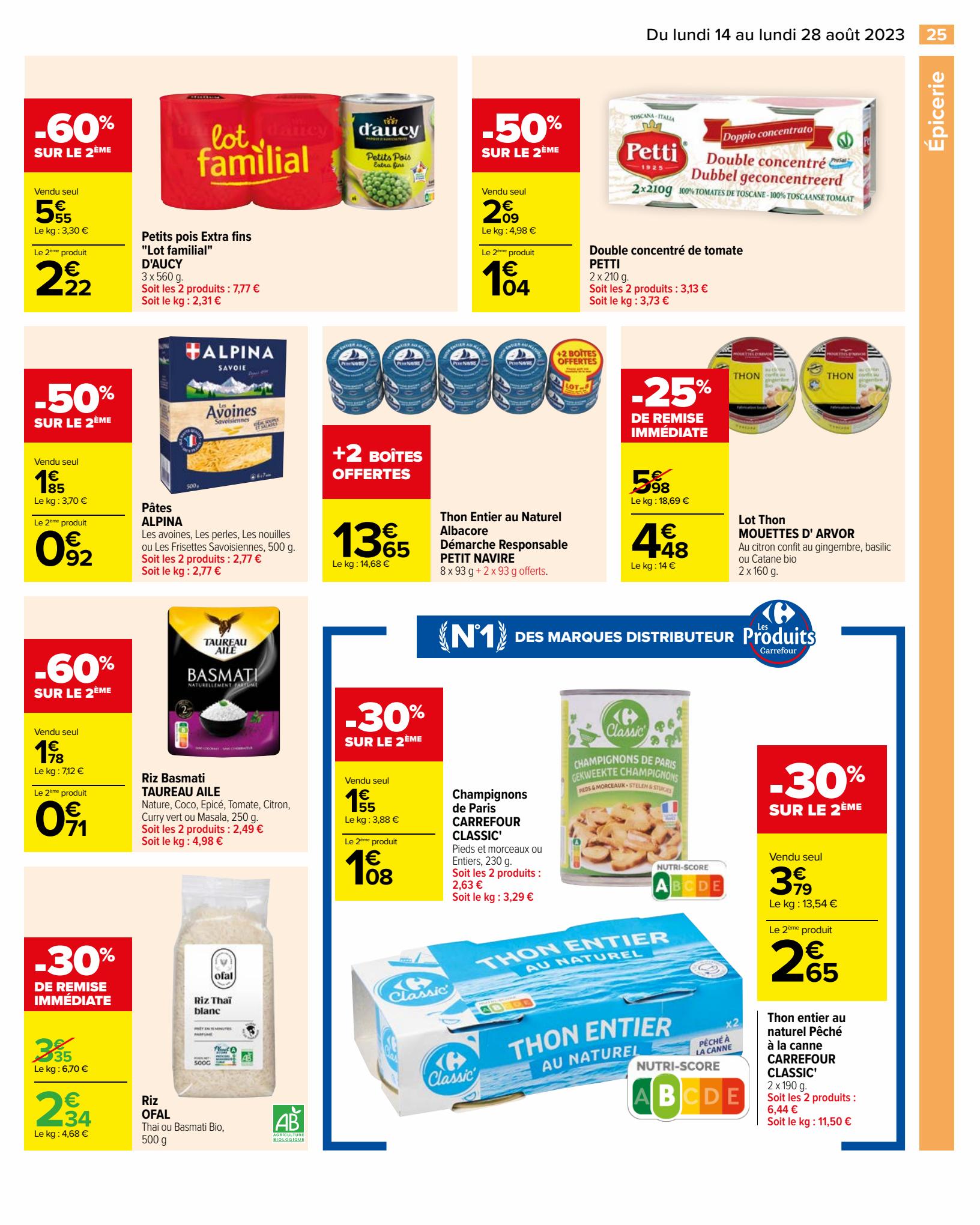 Catalogue Carrefour 14 – 28 Août 2023 Page 29
