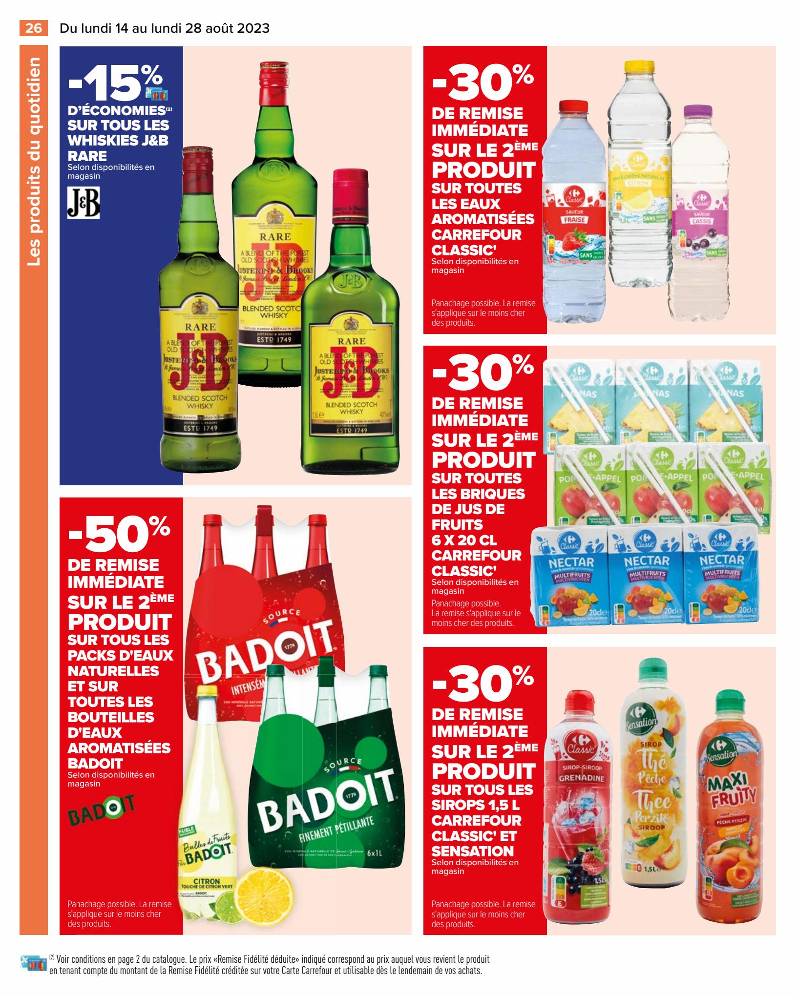Catalogue Carrefour 14 – 28 Août 2023 Page 30