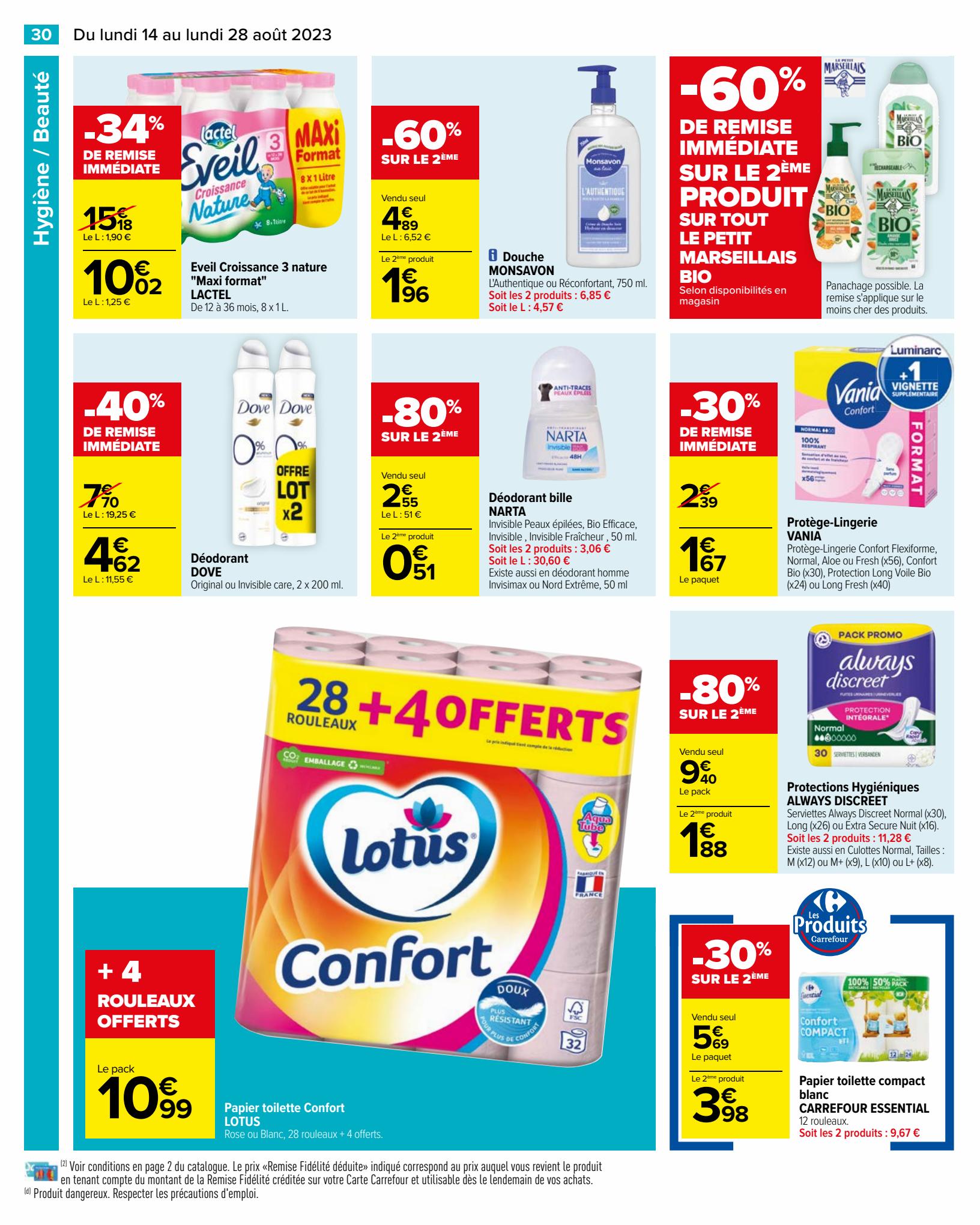 Catalogue Carrefour 14 – 28 Août 2023 Page 34