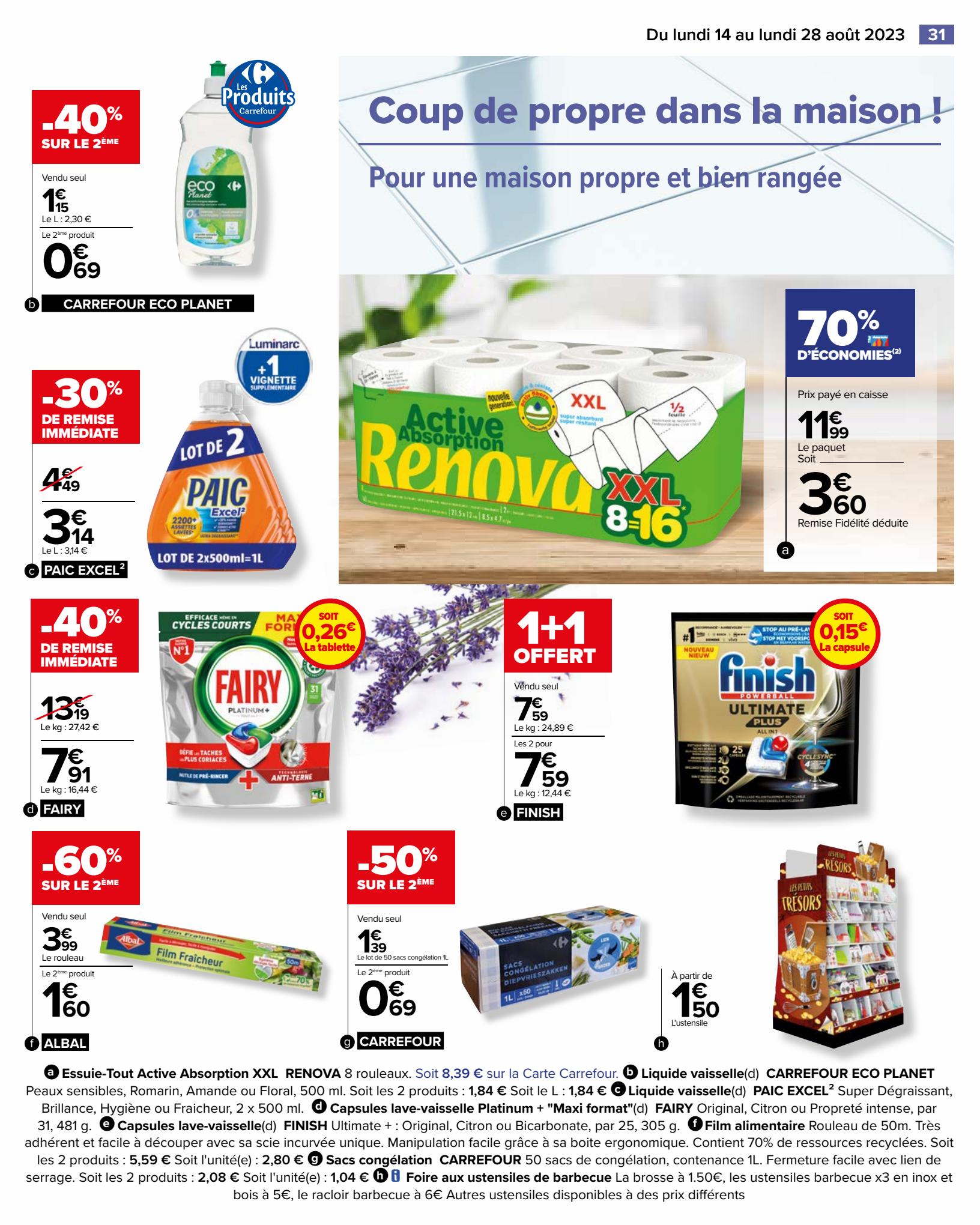 Catalogue Carrefour 14 – 28 Août 2023 Page 35