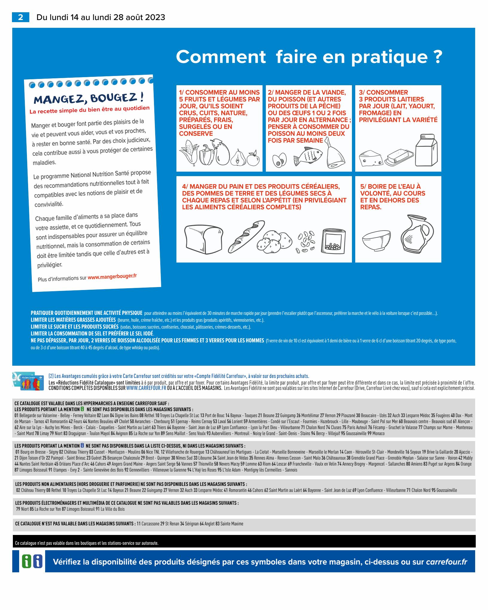 Catalogue Carrefour 14 – 28 Août 2023 Page 4
