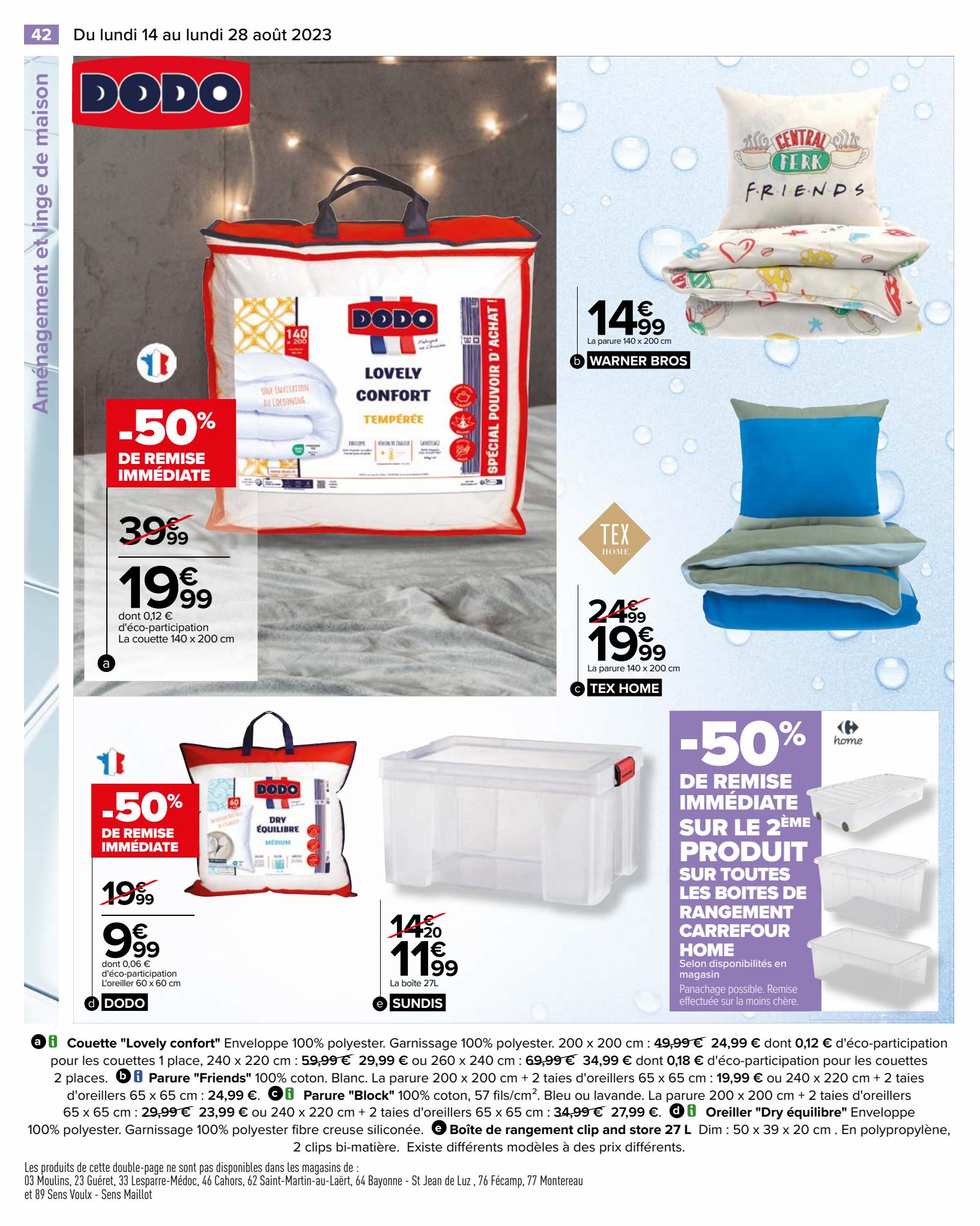 Catalogue Carrefour 14 – 28 Août 2023 Page 46