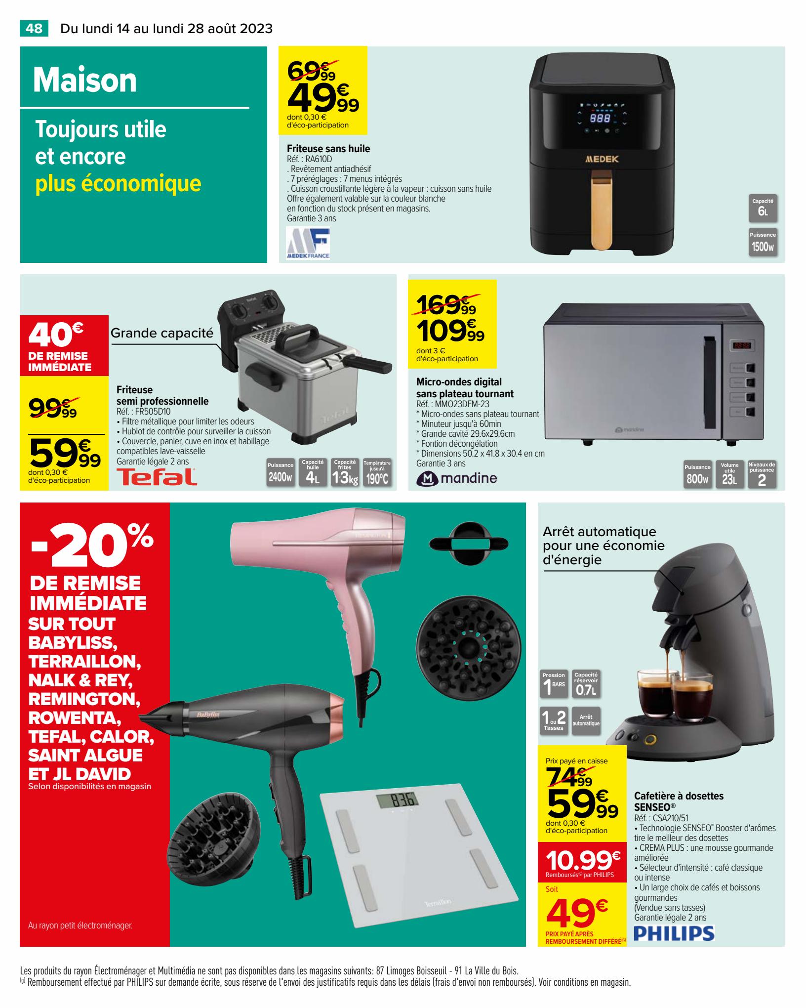 Catalogue Carrefour 14 – 28 Août 2023 Page 54