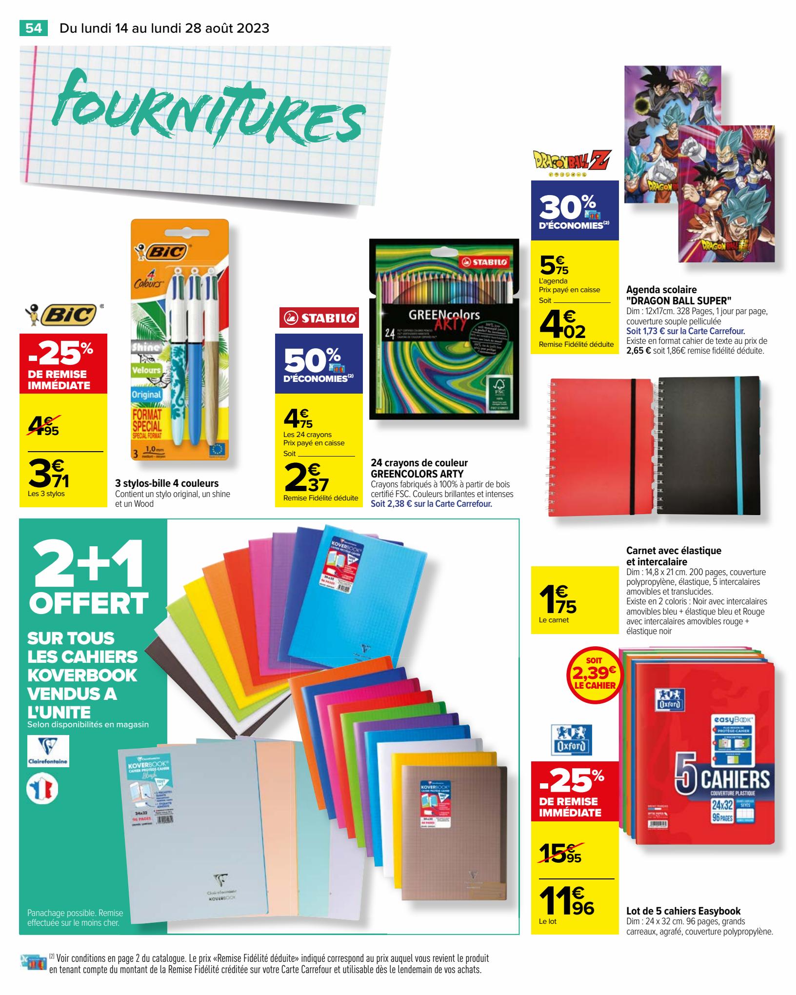 Catalogue Carrefour 14 – 28 Août 2023 Page 60