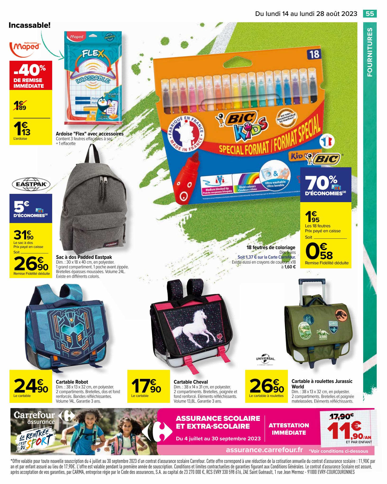 Catalogue Carrefour 14 – 28 Août 2023 Page 61