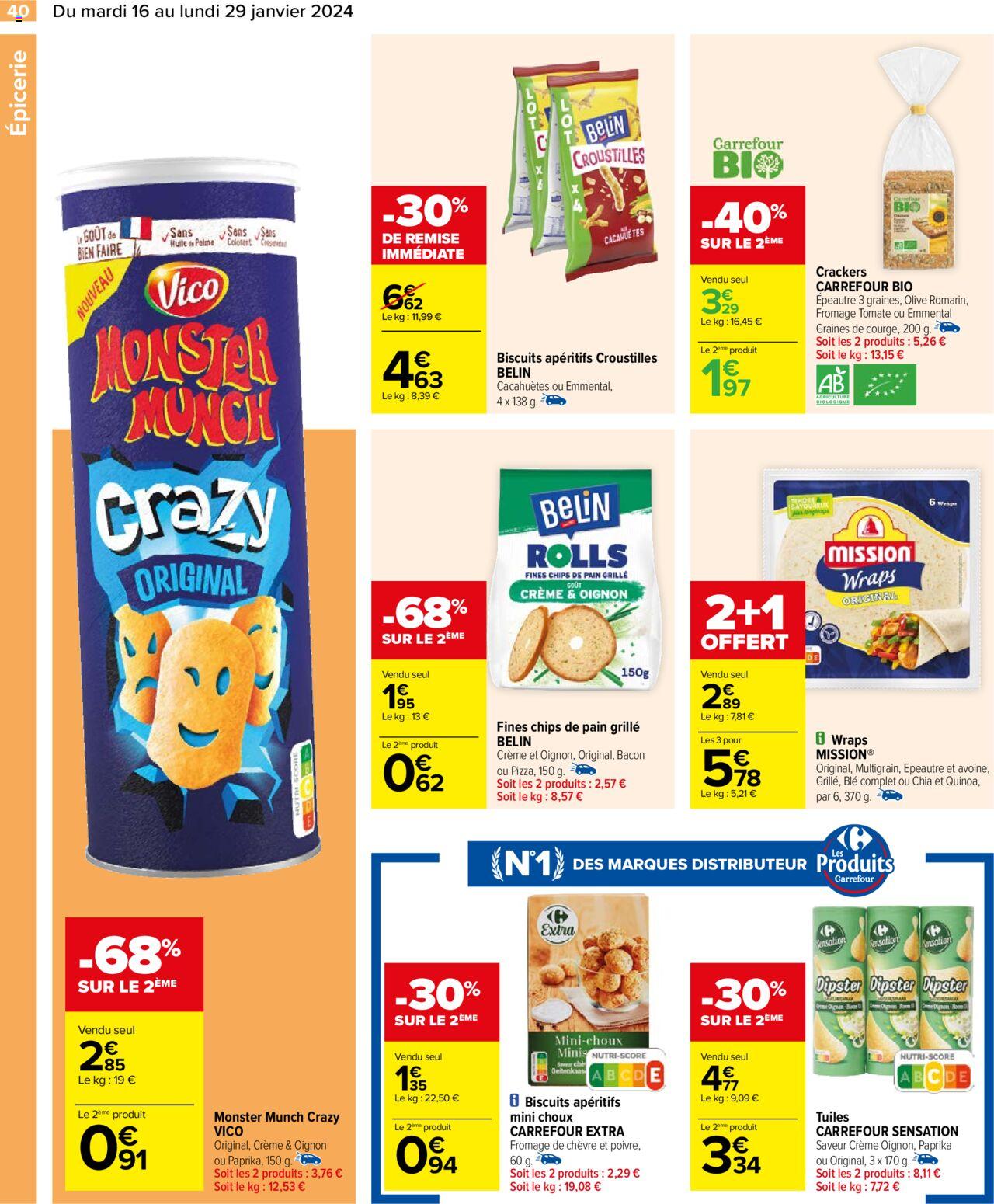 Catalogue Carrefour 16 – 29 Janvier 2024 Page 42