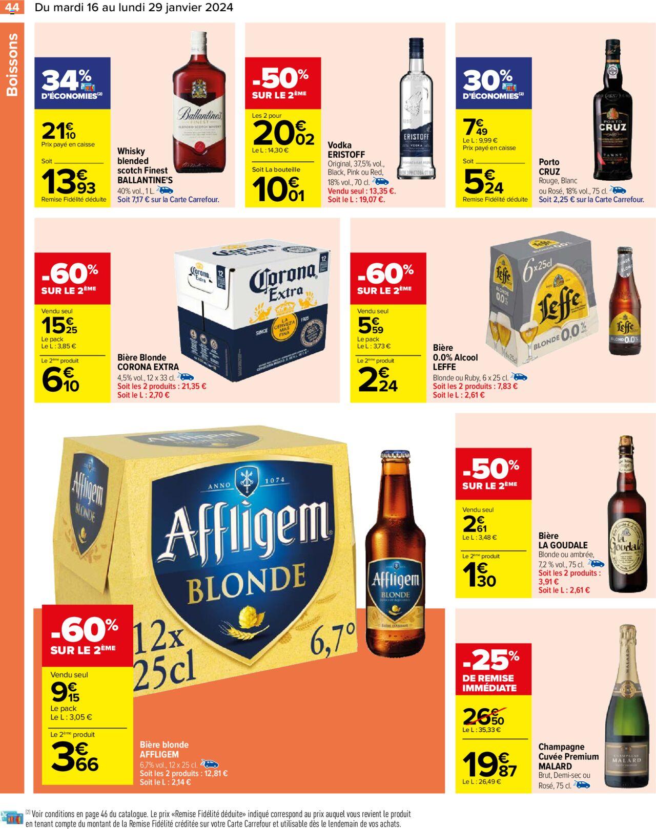 Catalogue Carrefour 16 – 29 Janvier 2024 Page 46