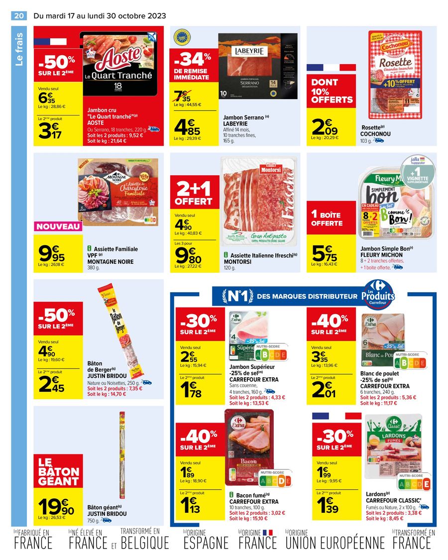 Catalogue Carrefour 17 – 30 Octobre 2023 Page 22