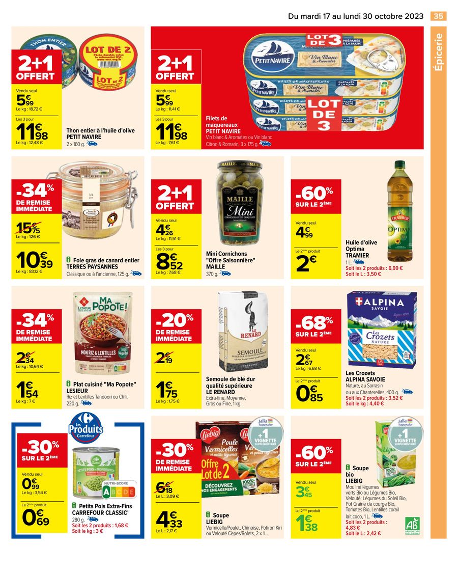 Catalogue Carrefour 17 – 30 Octobre 2023 Page 39