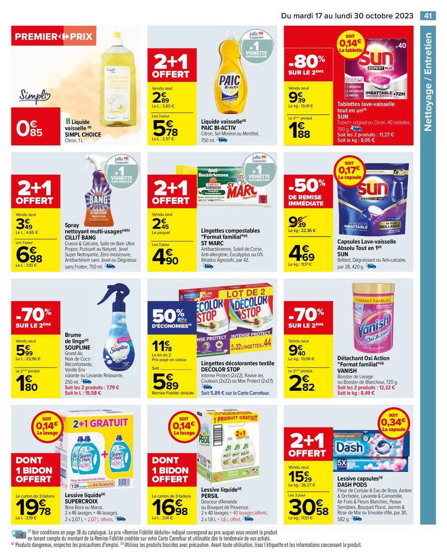 Catalogue Carrefour 17 – 30 Octobre 2023 Page 45